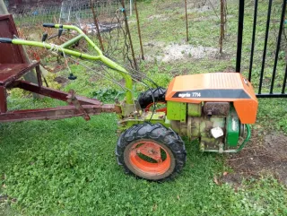 Motocultor Agria 7714 con remolque