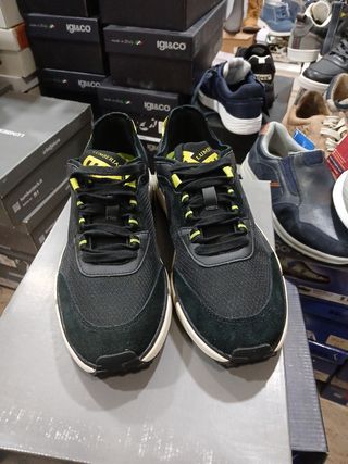 Zapatillas Deportivas Lumberjack Negras y Amar 40