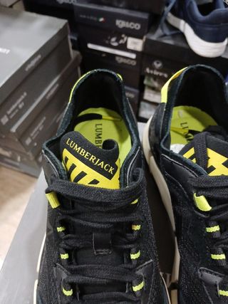 Zapatillas Deportivas Lumberjack Negras y Amar 40