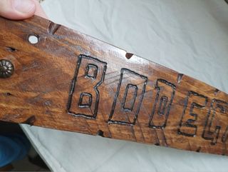 Cartel de madera RODEGA