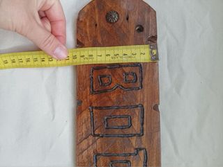 Cartel de madera RODEGA