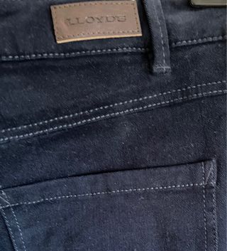 Pantalón mujer Lloys semipitillo azul