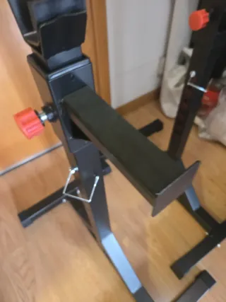 Soportes para barra de pesas