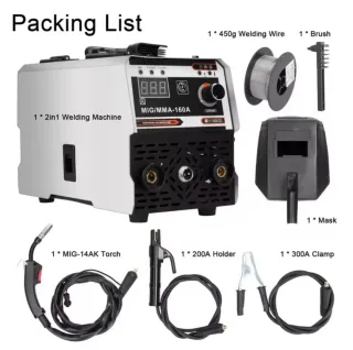 Soldadora MIG/MMA 160A 2 en 1