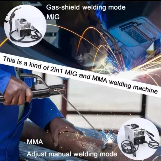 Soldadora MIG/MMA 160A 2 en 1
