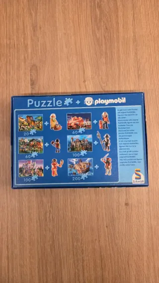 Puzzle 100 piezas Playmobil Aeropuerto