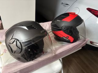 2 Cascos Moto Talla M y L