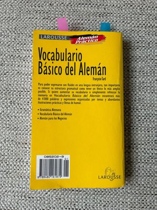 Vocabulario básico del alemán para españoles.