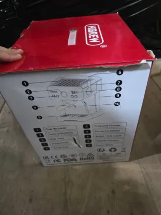 Cafetera HiBREW Espresso Semiautomática