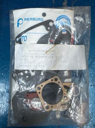 Juego Juntas Carburador Pierburg Zenith Weber Sole