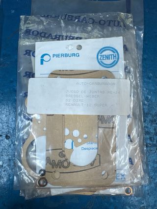 Juego Juntas Carburador Pierburg Zenith Weber Sole