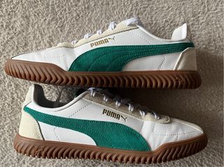 Zapatillas Puma Club Kayzer Verde y Blanco