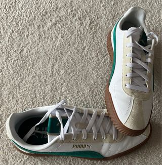 Zapatillas Puma Club Kayzer Verde y Blanco