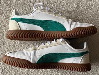 Zapatillas Puma Club Kayzer Verde y Blanco
