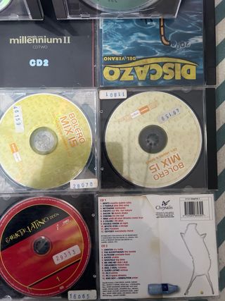 Lote CDs: Bolero, Latino, Compilaciones