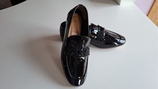 Mocasines negros charol MARIPAZ talla 37