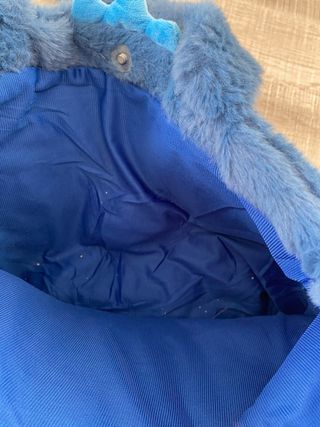 Bolsa peluche Stich azul y rosa