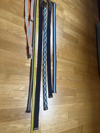 Cinturones y tirantes de tela