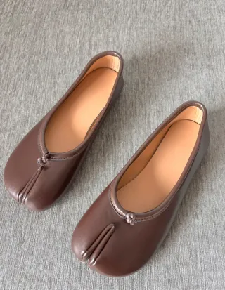 Bailarinas Tabi Marrones Talla 37