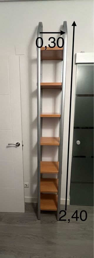 Estantería vertical horizontal y armario esq