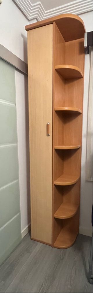 Estantería vertical horizontal y armario esq