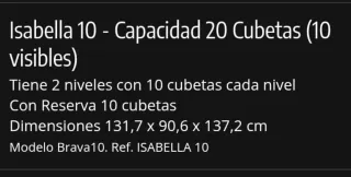 Vitrina expositora de helados