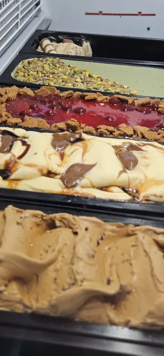 Vitrina expositora de helados