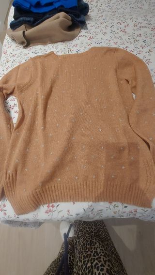 Jersey Sfera naranja con estrellas plateadas