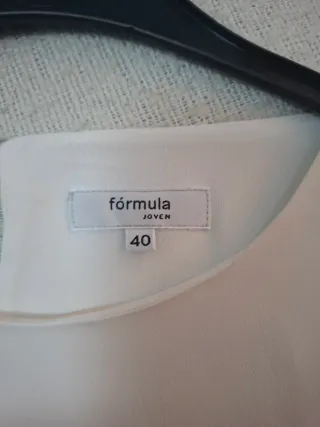 Blusa Fórmula Joven Blanca