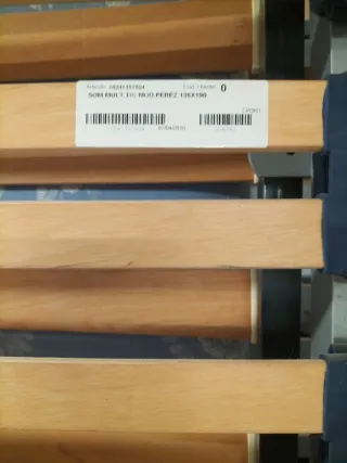 Base Cama Regulable Lumbar Madera Metal