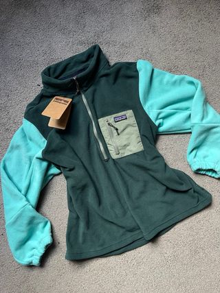 Pile Patagonia Donna XL Verde Turchese