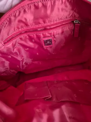 Bolso bandolera Carpisa rojo tela