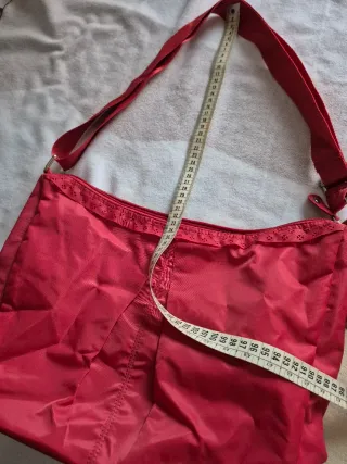 Bolso bandolera Carpisa rojo tela