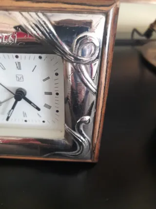 Reloj de mesa plata 925