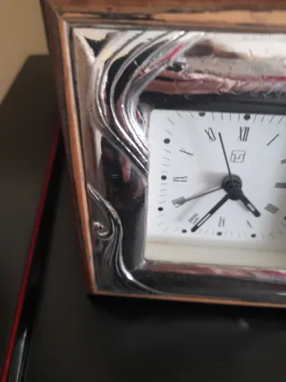 Reloj de mesa plata 925