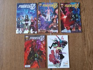 Colección Completa Fuerza-V 1-15 (A-Force) Panini
