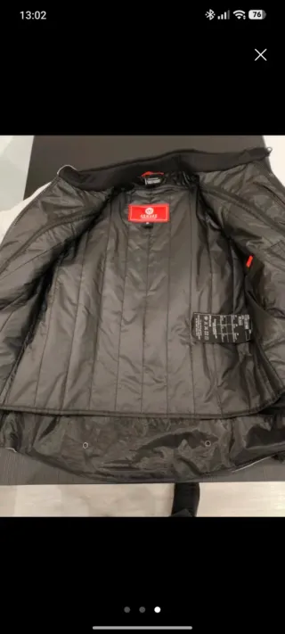 Chaqueta armure moto impermeable con forro