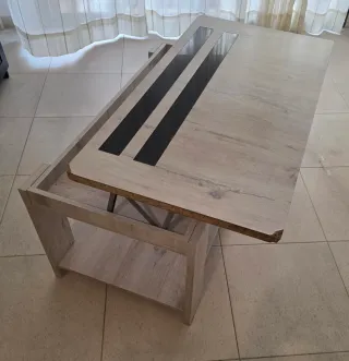 Mesa abatible de madera