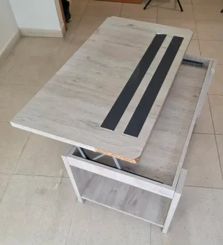 Mesa abatible de madera