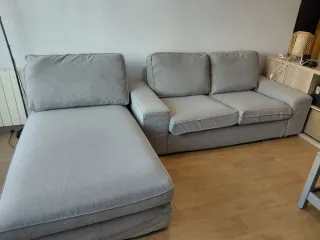 Sofá Kivik Ikea Gris Tela