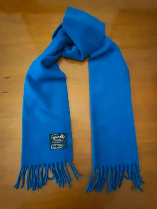 Sciarpa McNeil in pura lana blu