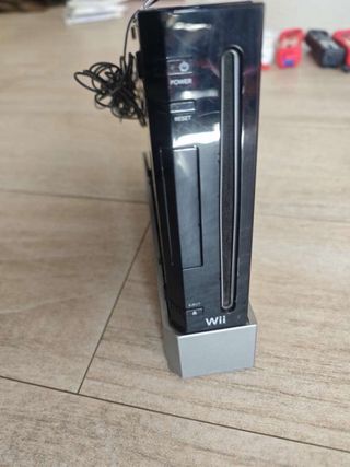 Nintendo Wii Negra Completa