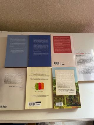 Lote de siete libros novela romantica