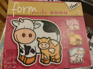 Puzzle Granja Diset +3 años
