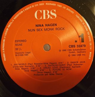 Nina Hagen - Nun Sex Monk Rock (1984)
