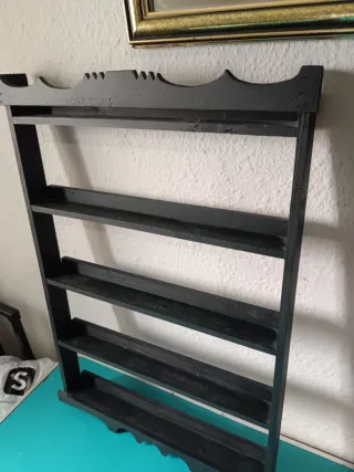 Estanteria expositora 5 baldas madera