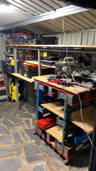 Caseta Jardín Metálica Wasabi 2.58x3.14m