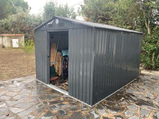 Caseta Jardín Metálica Wasabi 2.58x3.14m