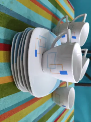 Juego de café de porcelana