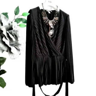 Blusa H&M Plisada XS